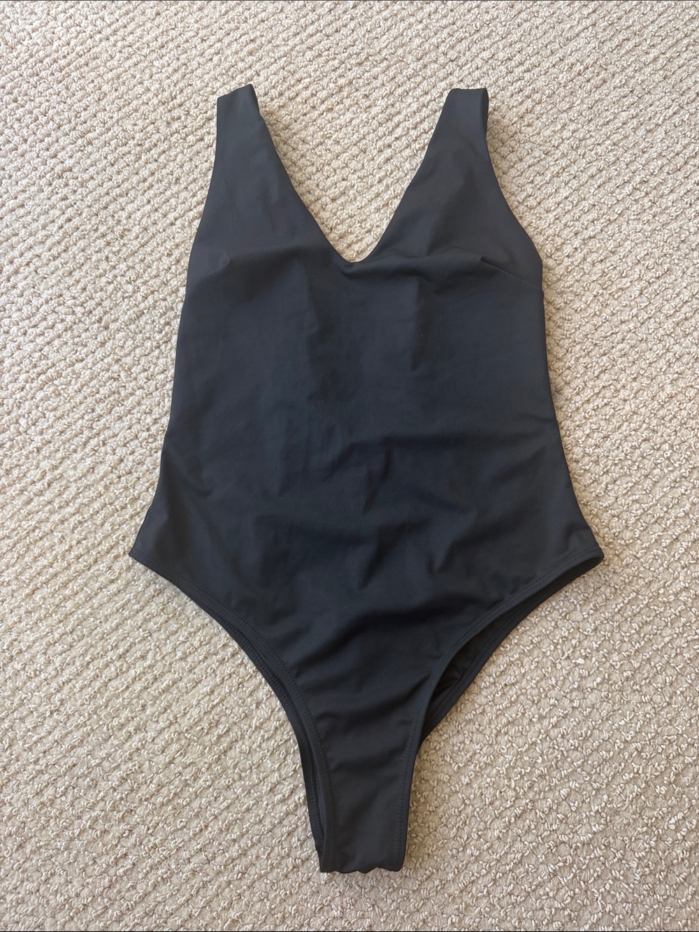 Lefties black one piece swimming suit size L